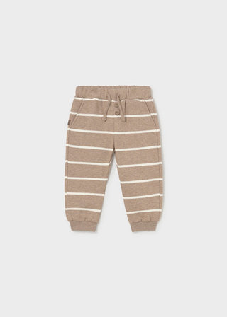 Mayoral - Mayoral Baby & Toddler Boy Truffle Stripe Pants - Classy Rascals Boutique