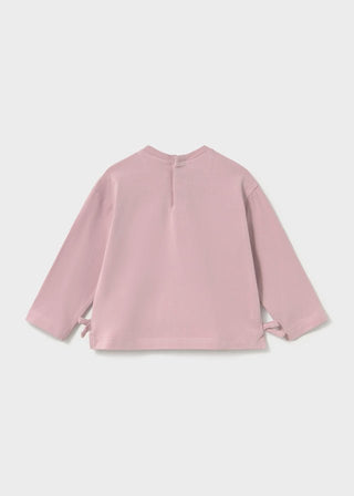 Mayoral - Mayoral Baby & Toddler Girl Mauve Floral Long-Sleeve T-Shirt - Classy Rascals Boutique