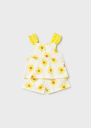 Mayoral - Mayoral Bambula Shorts Set Sun Bursts - Classy Rascals Boutique