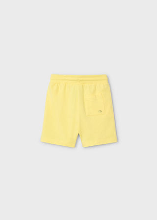 Mayoral - Mayoral Basic Fleece Shorts Yellow - Classy Rascals Boutique