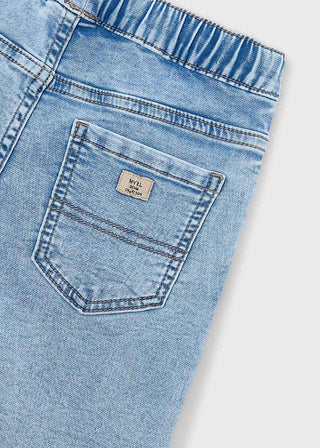 Mayoral - Mayoral Bermuda Soft Denim Jogger - Classy Rascals Boutique