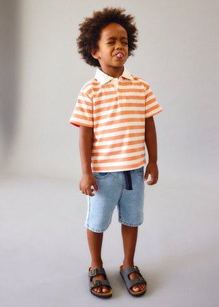 Mayoral - Mayoral Bermuda Soft Denim Jogger - Classy Rascals Boutique