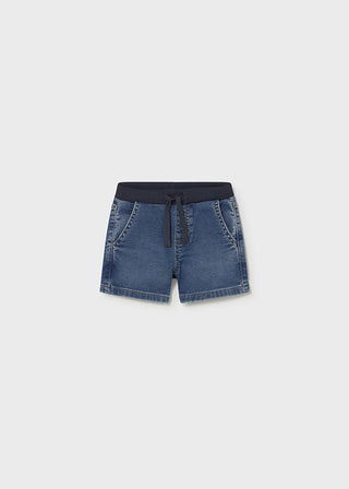 Mayoral - Mayoral Bermuda Soft Denim Jogger - Classy Rascals Boutique