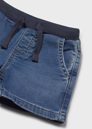 Mayoral - Mayoral Bermuda Soft Denim Jogger - Classy Rascals Boutique