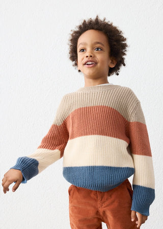 Mayoral - Mayoral Boys Color-Block Jersey Knit Top - Classy Rascals Boutique
