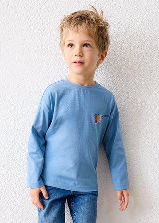 Mayoral - Mayoral Boys Long-Sleeve Graphic Tee Turn Up the Volume - Classy Rascals Boutique