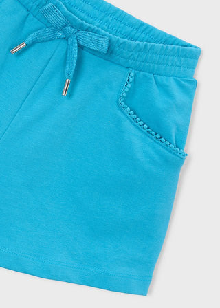 Mayoral - Mayoral Chenille Shorts Pacific - Classy Rascals Boutique