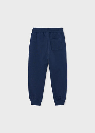 Mayoral - Mayoral Cuffed Fleece Trousers Navy - Classy Rascals Boutique