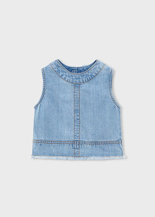 Mayoral - Mayoral Denim Top - Classy Rascals Boutique