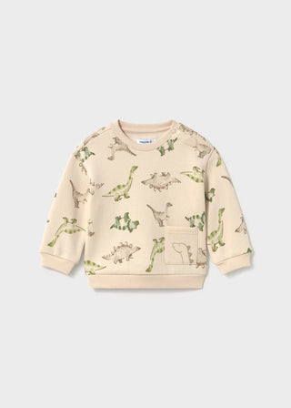 Mayoral - Mayoral Dino Print Pullover - Classy Rascals Boutique