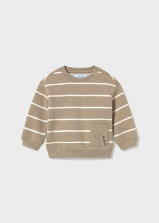 Mayoral - Mayoral Dino Striped Pullover - Classy Rascals Boutique