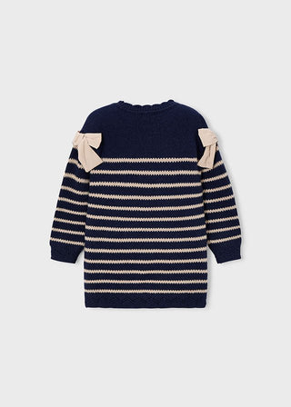 Mayoral - Mayoral Dress Navy Stripe - Classy Rascals Boutique