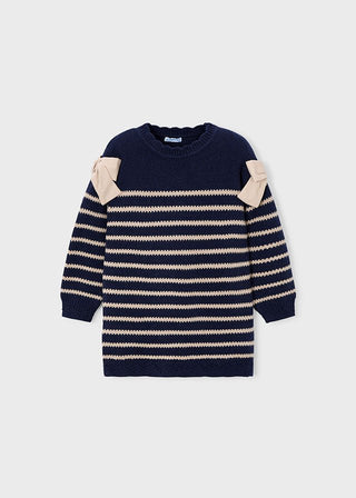 Mayoral - Mayoral Dress Navy Stripe - Classy Rascals Boutique