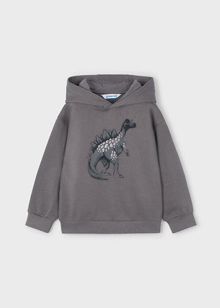 Mayoral - Mayoral Embossment Print Pullover Grey Dino - Classy Rascals Boutique