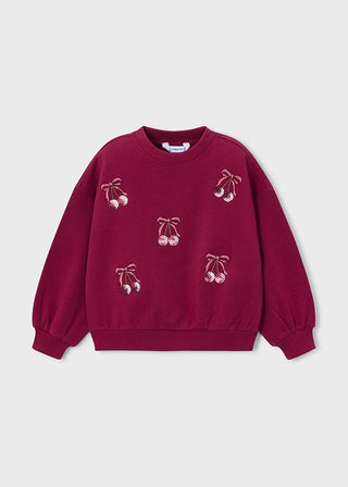 Mayoral - Mayoral Girls Embroidered Pullover - Classy Rascals Boutique
