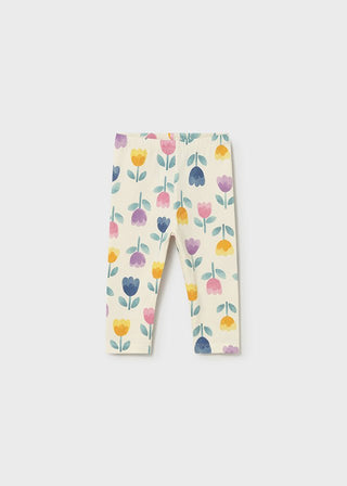 Mayoral - Mayoral Leggings Lilac Floral - Classy Rascals Boutique