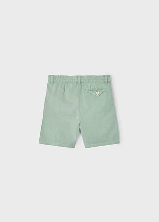 Mayoral - Mayoral Linen Bermuda Shorts Dark Laurel - Classy Rascals Boutique
