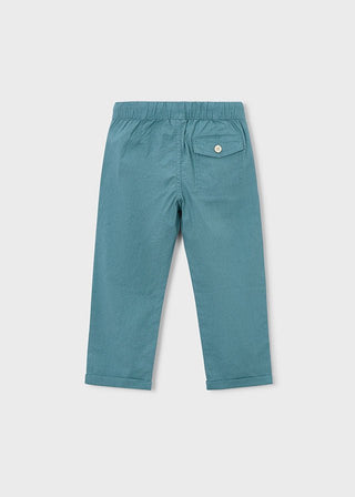 Mayoral - Mayoral Linen Jogger Pants Seaweed - Classy Rascals Boutique