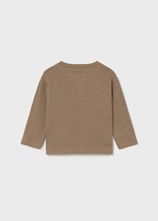 Mayoral - Mayoral L/S T-Shirt Caramel - Classy Rascals Boutique