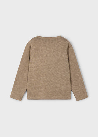Mayoral - Mayoral L/S T-Shirt Caramel - Classy Rascals Boutique