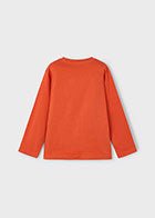 Mayoral - Mayoral L/S T-Shirt Orange Basketball - Classy Rascals Boutique