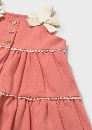 Mayoral - Mayoral Panel Dress Flamingo - Classy Rascals Boutique
