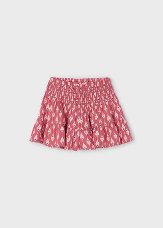 Mayoral - Mayoral Patterned Pant Skirt Dark Red - Classy Rascals Boutique