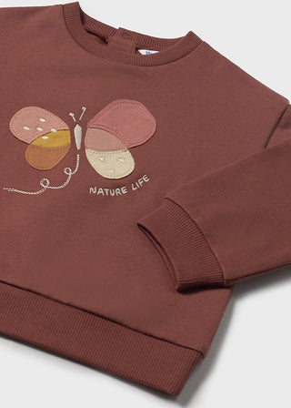 Mayoral - Mayoral Pullover Terracotta Butterfly - Classy Rascals Boutique