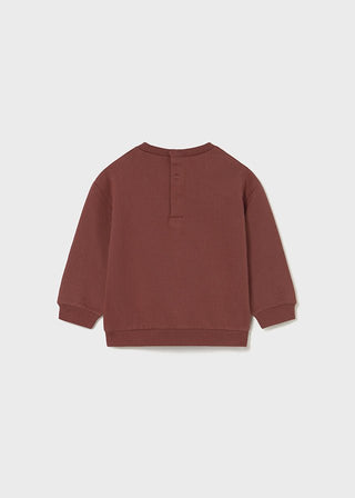 Mayoral - Mayoral Pullover Terracotta Butterfly - Classy Rascals Boutique