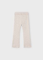 Mayoral - Mayoral Rib Knit Flare Leggings Sand - Classy Rascals Boutique