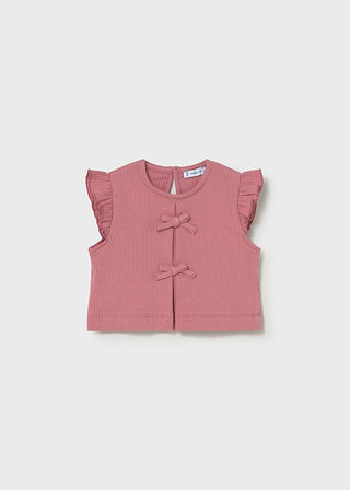 Mayoral - Mayoral Rib Knit Top Blush - Classy Rascals Boutique