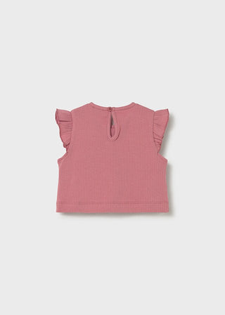 Mayoral - Mayoral Rib Knit Top Blush - Classy Rascals Boutique