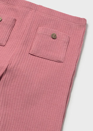 Mayoral - Mayoral Ribbed Flare Legging Blush - Classy Rascals Boutique