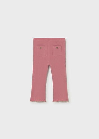 Mayoral - Mayoral Ribbed Flare Legging Blush - Classy Rascals Boutique