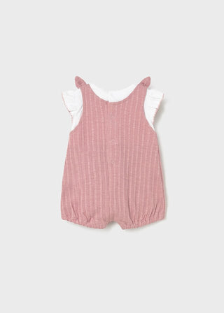 Mayoral - Mayoral Romper Set Pink - Classy Rascals Boutique