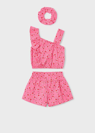 Mayoral - Mayoral Short Set Geranium - Classy Rascals Boutique