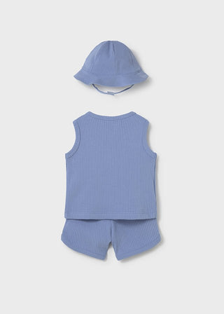 Mayoral - Mayoral Shorts and Hat Set Boat - Classy Rascals Boutique