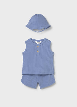 Mayoral - Mayoral Shorts and Hat Set Boat - Classy Rascals Boutique