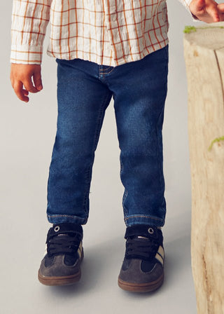 Mayoral - Mayoral Soft Denim Pants Dark - Classy Rascals Boutique