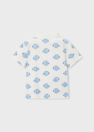 Mayoral - Mayoral S/S Polo Fish - Classy Rascals Boutique