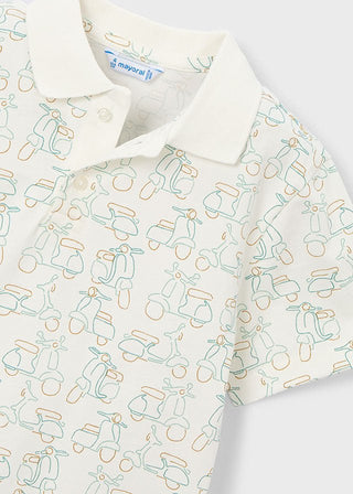 Mayoral - Mayoral S/S Polo Moped - Classy Rascals Boutique