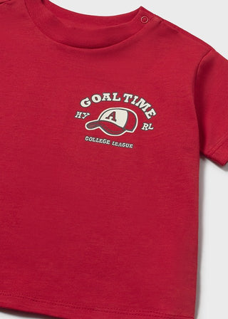 Mayoral - Mayoral S/S T-Shirt Goal Time - Classy Rascals Boutique