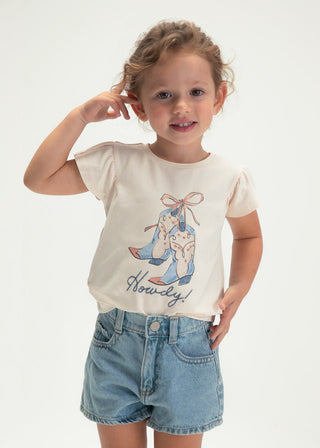 Mayoral - Mayoral S/S T-Shirt Howdy - Classy Rascals Boutique