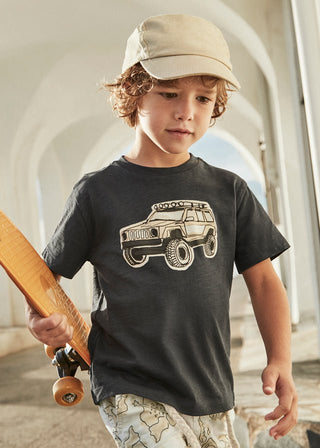 Mayoral - Mayoral S/S T-Shirt Jeep - Classy Rascals Boutique