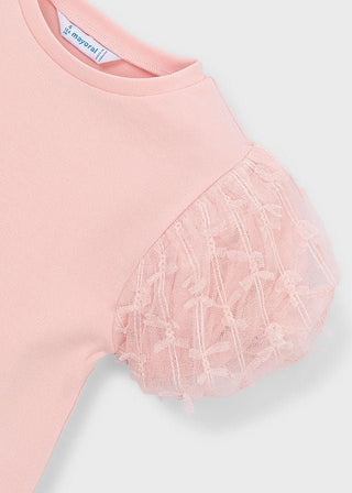 Mayoral - Mayoral S/S Tulle T-Shirt Blossom - Classy Rascals Boutique
