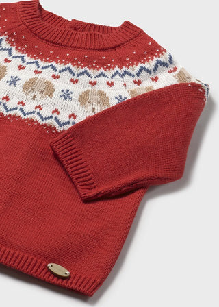 Mayoral - Mayoral Sweater Cherry Dog - Classy Rascals Boutique
