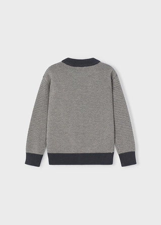 Mayoral - Mayoral Textured Sweater Blackboard - Classy Rascals Boutique