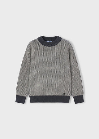 Mayoral - Mayoral Textured Sweater Blackboard - Classy Rascals Boutique