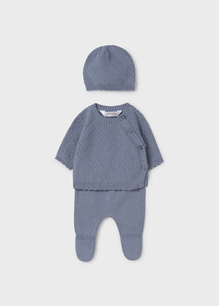 Mayoral - Mayoral Tricot Gift Set Dusty Blue - Classy Rascals Boutique