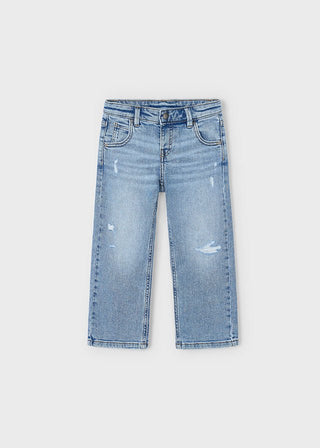Mayoral - Mayoral Wide Fit Denim Pants Medium - Classy Rascals Boutique